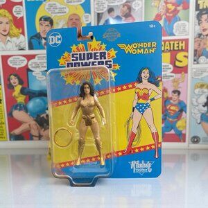 McFarlane DC Super Powers Wonder Woman Gold Wave 9 4in Figure Chase